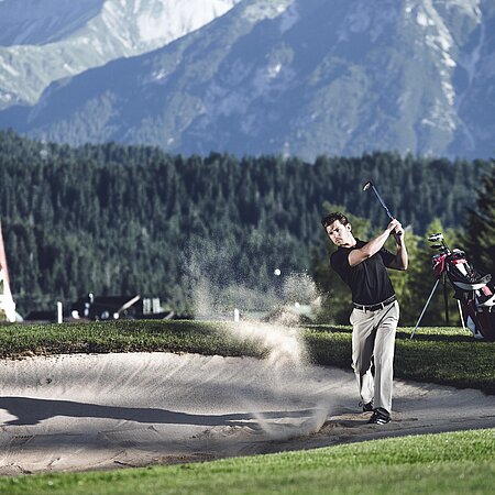 Golfen in Leutasch in Tirol